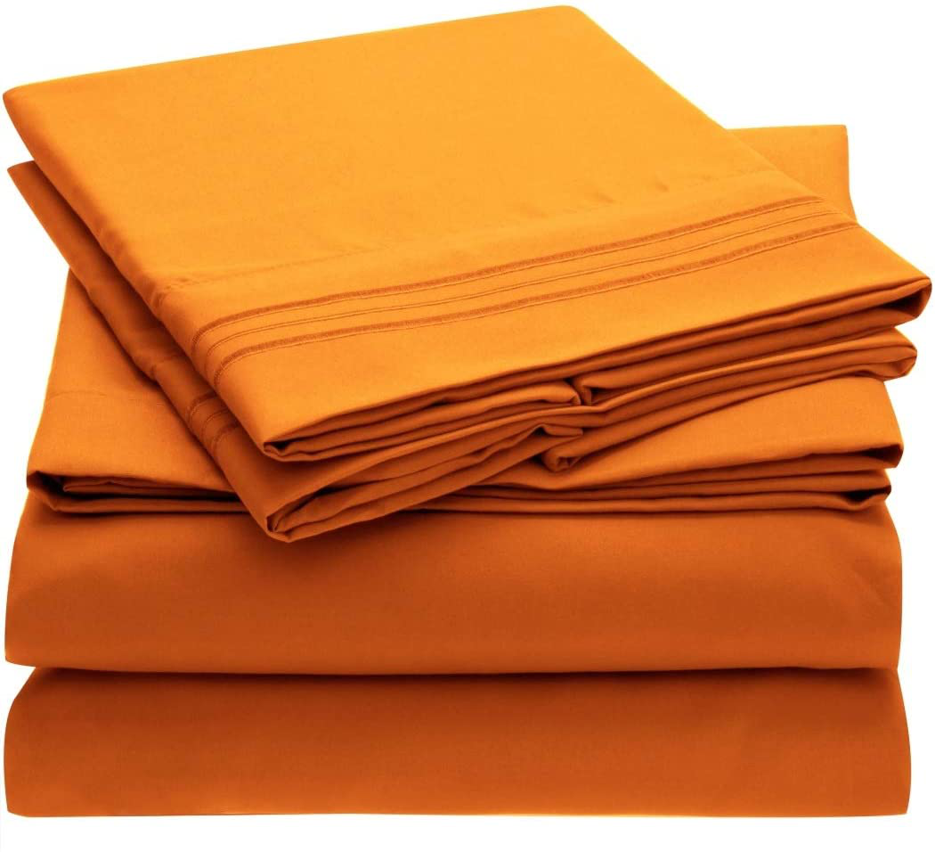 Rynx | Mellanni Bedding Set - Brushed Microfiber 1800 Bedding - Wrinkle-Free, Fade Resistant, Stain Resistant
