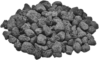 Rynx | Skyflame10LB Natural Lava Stones for Fireplaces, Fire Tables, Stoves, Garden Landscape Decoration, Indoor and Outdoor Use, 3/4~1 Inch, Red
