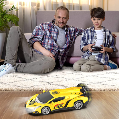 Rynx | Growsland Remote Control Car RC Cars Christmas Gifts Toys for Children 1/18 Electric Sports Racing Hobby Rc Crawler Toy Car Model Vehicle for Boys Girls Adults Included Rechargeable Batteries (Silver)