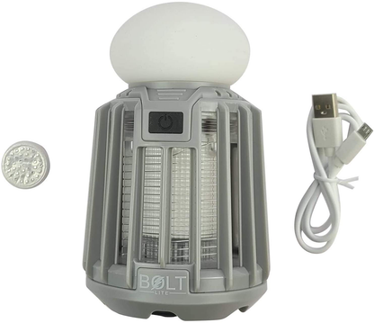 Rynx | BOLT LITE Camping Lantern + Bug Zapper Mosquito and Fly Killer Rechargeable Portable Light Pest Repellent