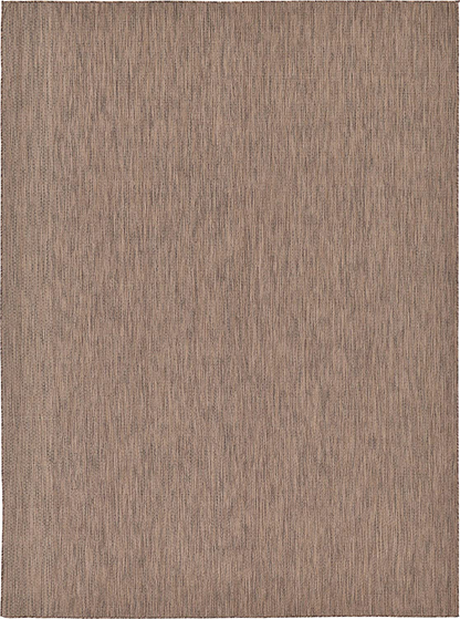 Rynx | Unique Loom Solid Collection Casual Transitional Indoor and Outdoor Flatweave Runner Rug, 2' 7" x 12', Marine Blue/Light Blue