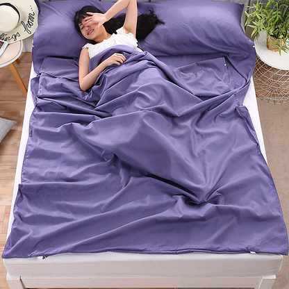 Rynx | Camping Sleeping Bag Liner Lightweight Portable Clean Travel Sheet Sack for Hotel Train Trip Hiking Camping Outdoor Picnic