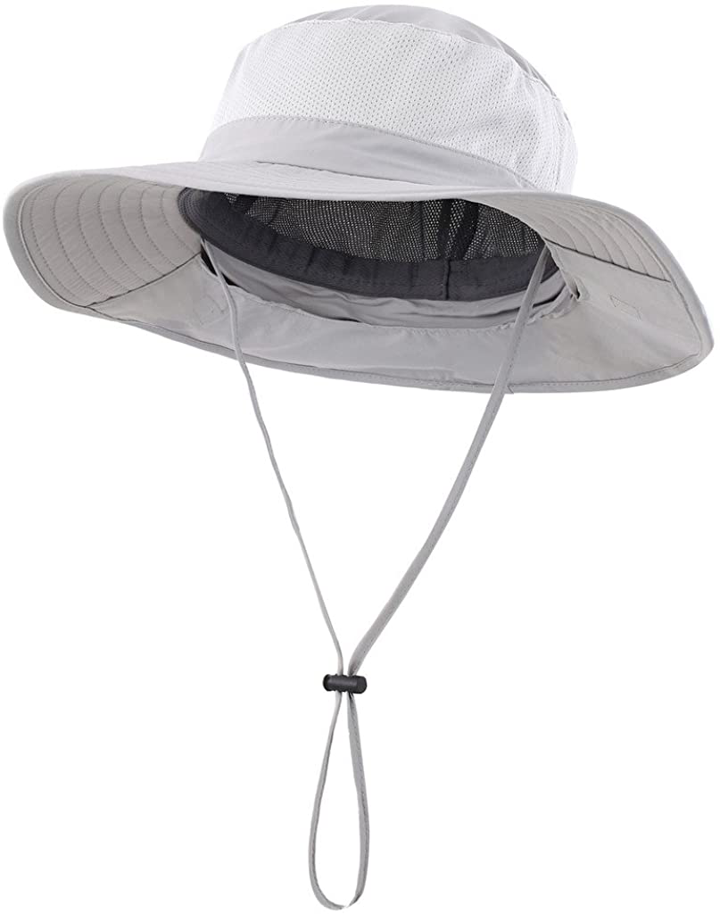 Rynx | Outdoor UPF50+ Mesh Sun Hat Wide Brim Fishing Hat with Neck Flap