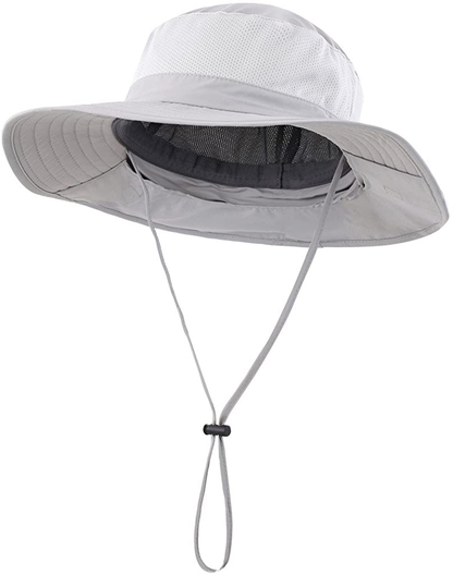 Rynx | Outdoor UPF50+ Mesh Sun Hat Wide Brim Fishing Hat with Neck Flap