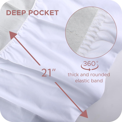 Rynx | Heated mattress protector 5 heat levels double control with 10 hours automatic off