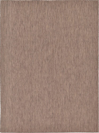 Rynx | Unique Loom Solid Collection Casual Transitional Indoor and Outdoor Flatweave Runner Rug, 2' 7" x 12', Marine Blue/Light Blue