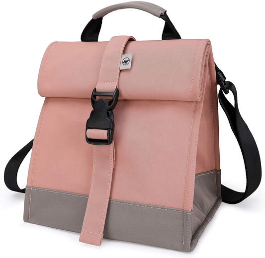 Rynx | Sunny Bird Insulated Lunch Box Pink Lunch Bag Small Cooler Bag For Women, Girls, Adults And Teenagers (Pink)