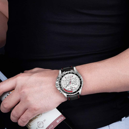 Rynx | Men's analog luminous quartz watch with calendar