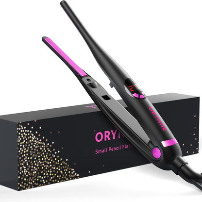 Rynx | 1” Hair Straightener and Curls 2-in-1, Ceramic Flat Iron with 10 Heat Settings