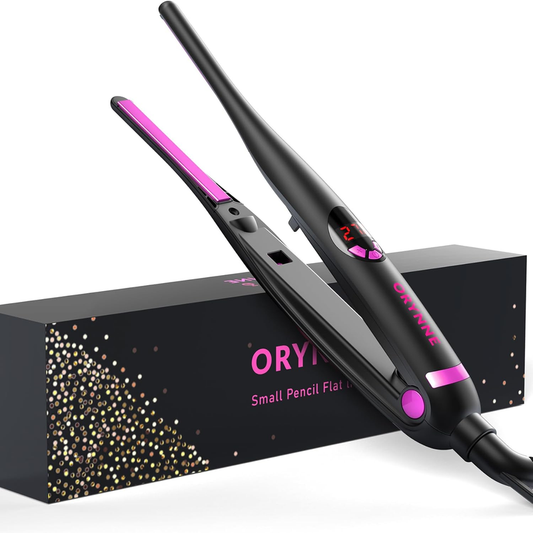Rynx | 1” Hair Straightener and Curls 2-in-1, Ceramic Flat Iron with 10 Heat Settings