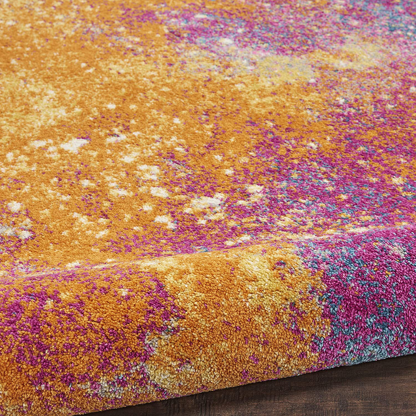 Rynx | Nourison Passion Bohemian Abstract Sunburst 1'10" x 6' Support rug, (6' Runner)
