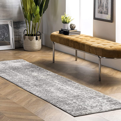 Rynx | nuLOOM Misty Shades Deedra Runner Rug, 2' 6" x 12', Gray