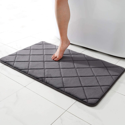Rynx | Memory Foam Bath Mat Non-Slip Absorbent Bath Rug Machine Washable
