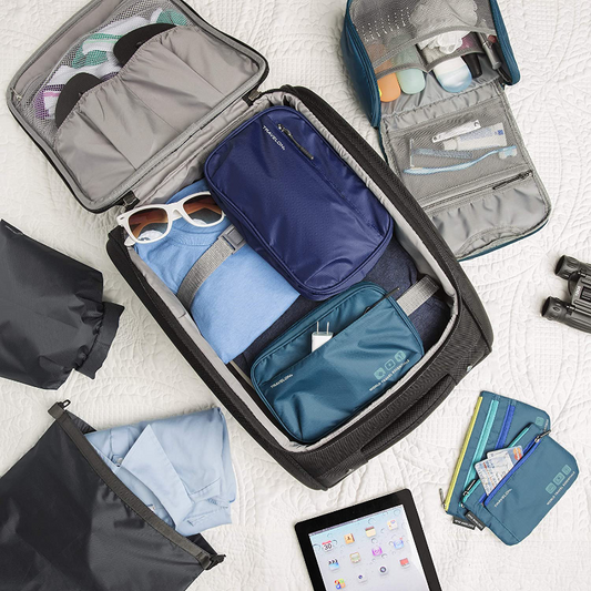 Rynx | Travelon World Travel Essentials Tech Organizer, Black, One Size