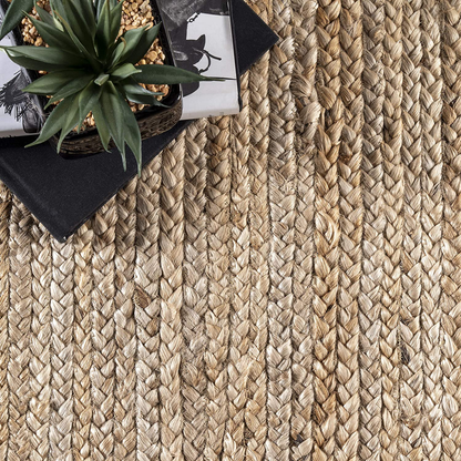 Rynx | Nuloom Rigo Handwoven Rustic Jute Runner Rug, 2' 6" X 6', Natural