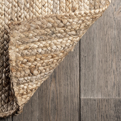 Rynx | nuLOOM Rigo Handwoven Rustic Jute Area Rug, 4', Off-white