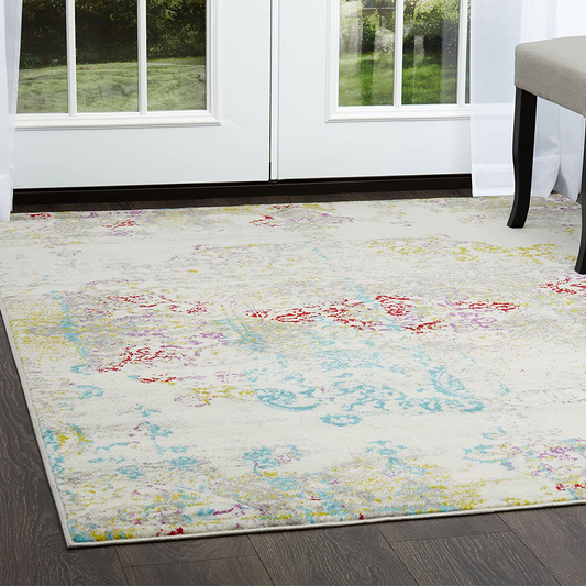 Rynx | Home Dynamix Boho Makenna Rug, 3'3"X5'2" Rectangle, Ivory/Red/Blue, 24276-602
