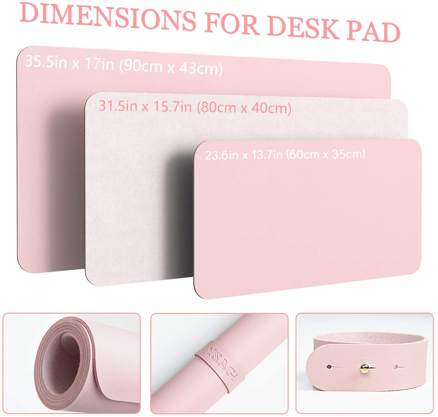 Rynx | Desk Pad Protector, Anti-Slip Thin Mouse Pad For Computers, Office Desk Accessories Laptop Waterproof Desk Protector For Office Decor And Home