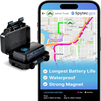 Rynx | Mini GPS Smart Tracker - Weatherproof Magnetic Case, Unlimited Updates, Real-time GPS Tracking