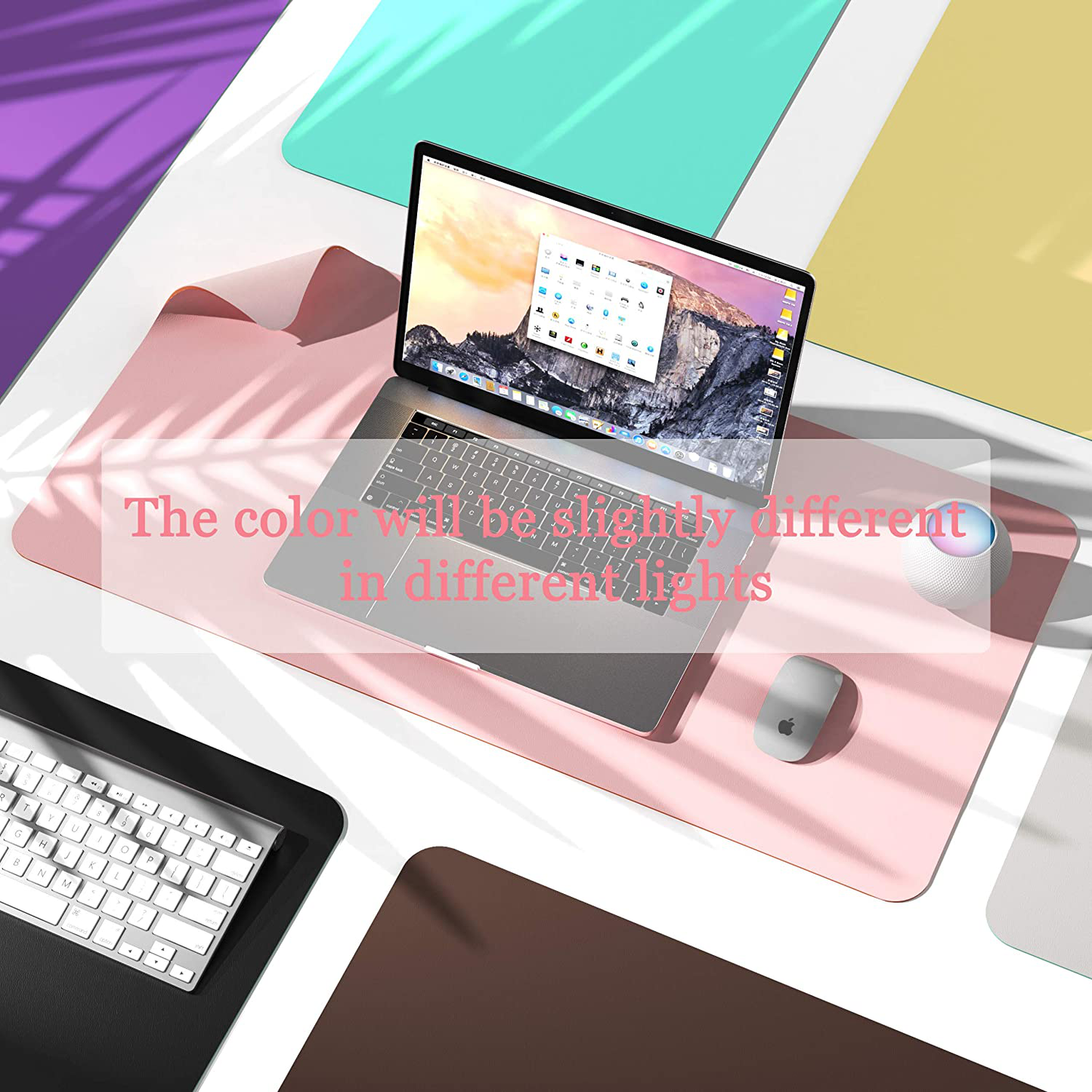 Rynx | Desk Pad Protector, Anti-Slip Thin Mouse Pad For Computers, Office Desk Accessories Laptop Waterproof Desk Protector For Office Decor And Home