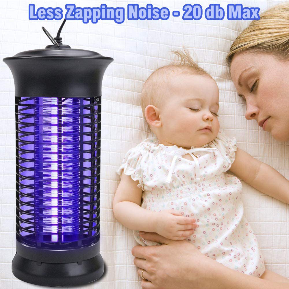 Rynx | Bug Zapper Electric Indoor Insect Killer Hanging UV Light | Mosquito Killer Bug Fly Pest Attracting Trap Zapper Lamp with Powerful 1000V Grid for Indoor Home Bedroom, Kitchen, Office