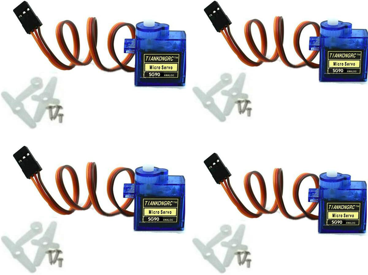 Rynx | 10Pcs SG90 9g Micro Servos for RC Robot Helicopter Plane Control Car Boat