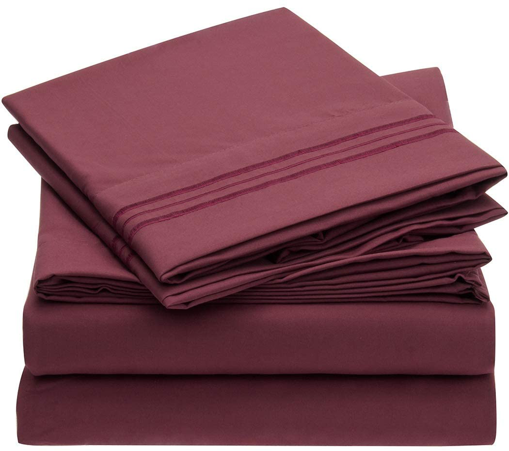 Rynx | Mellanni Bedding Set - Brushed Microfiber 1800 Bedding - Wrinkle-Free, Fade Resistant, Stain Resistant