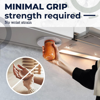 Rynx | Under Cabinet Jar Openers for Weak Hands, Easy Grip