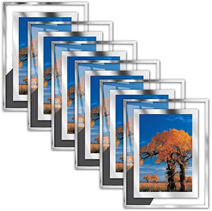 Rynx | 8.5 x 11 Certificate Document Frame Pack4 Diploma Glass Picture Frames for Tabletop
