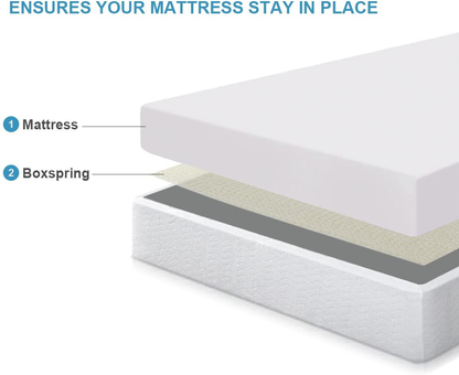 Rynx | Non-Slip Full Size Mattress Grip And Carpet Pad, Keeps Mattress Carpet In Place - Full Size 52.5 X 74 In (4.4 X 6.2 Ft)