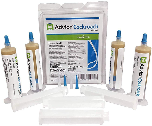 Rynx | Advion 383920 4 tubes and 4 pistons cockroach German cockroach pest control insect, brown