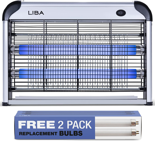 Rynx | Liba Zapper Electric Indoor House Zapper Powerful 2800v Grid - Two Extra Replacement Bulbs