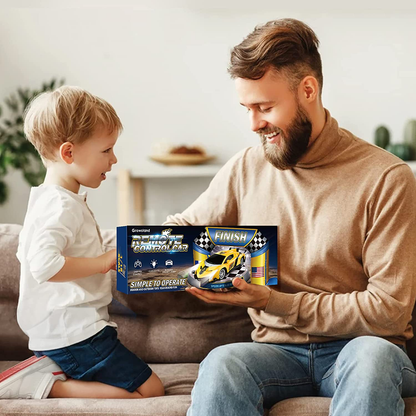 Rynx | Growsland Remote Control Car RC Cars Christmas Gifts Toys for Children 1/18 Electric Sports Racing Hobby Rc Crawler Toy Car Model Vehicle for Boys Girls Adults Included Rechargeable Batteries (Silver)