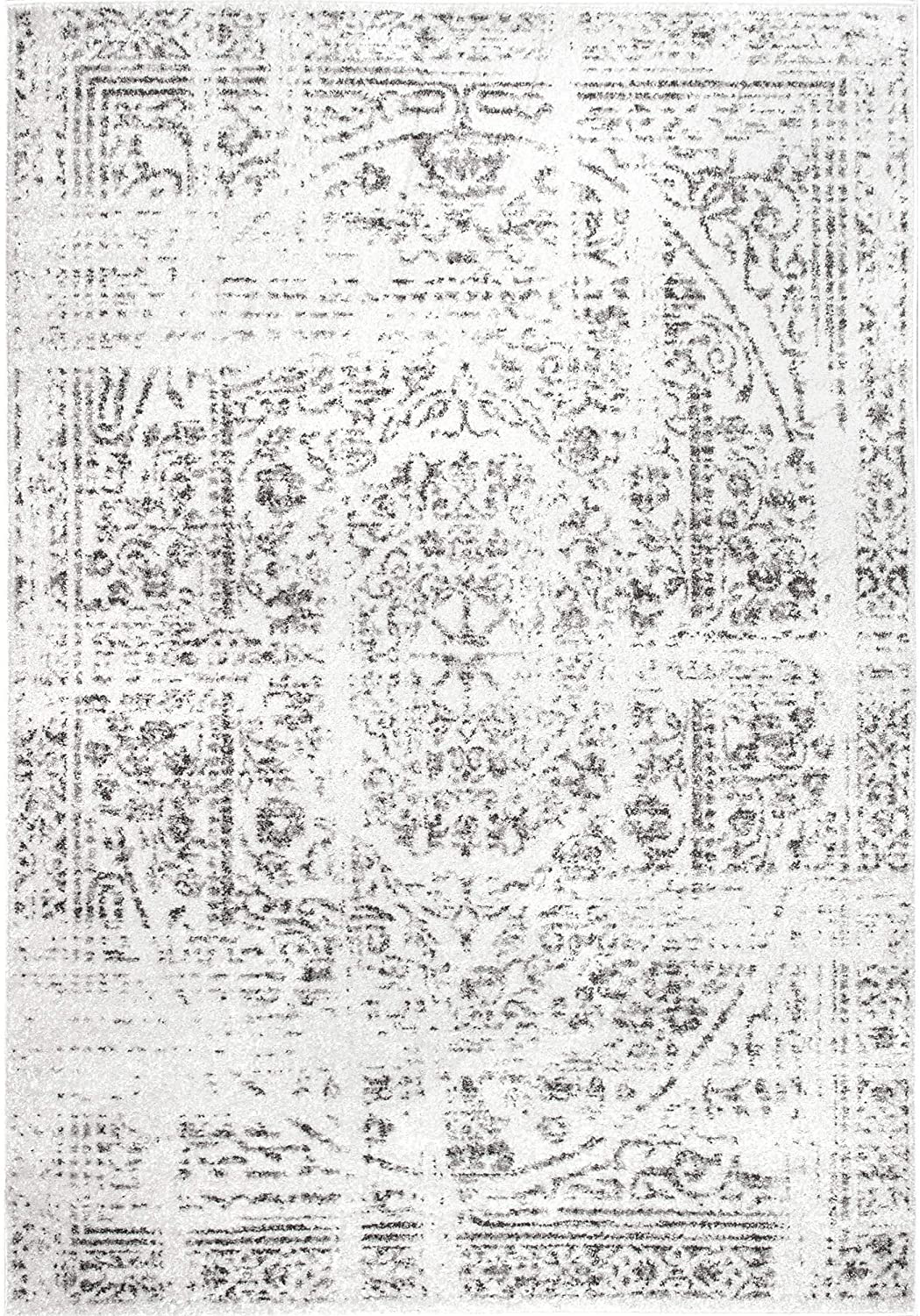 Rynx | nuLOOM Arlena Vintage Rug, 5' Round, Black