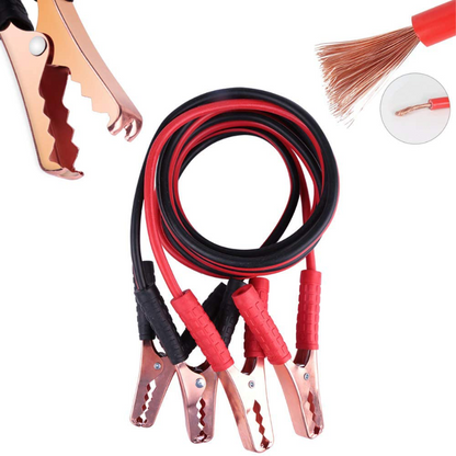Rynx | Emergency Roadside Assistance Safety Kit - First Aid Kit, Jumper Cables, LED Warning Light, Work Gloves, Tools and More