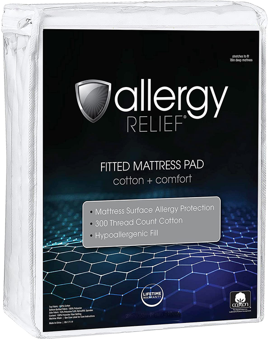 Rynx | Allergy Solution Fitted Mattress Pillow, Twin