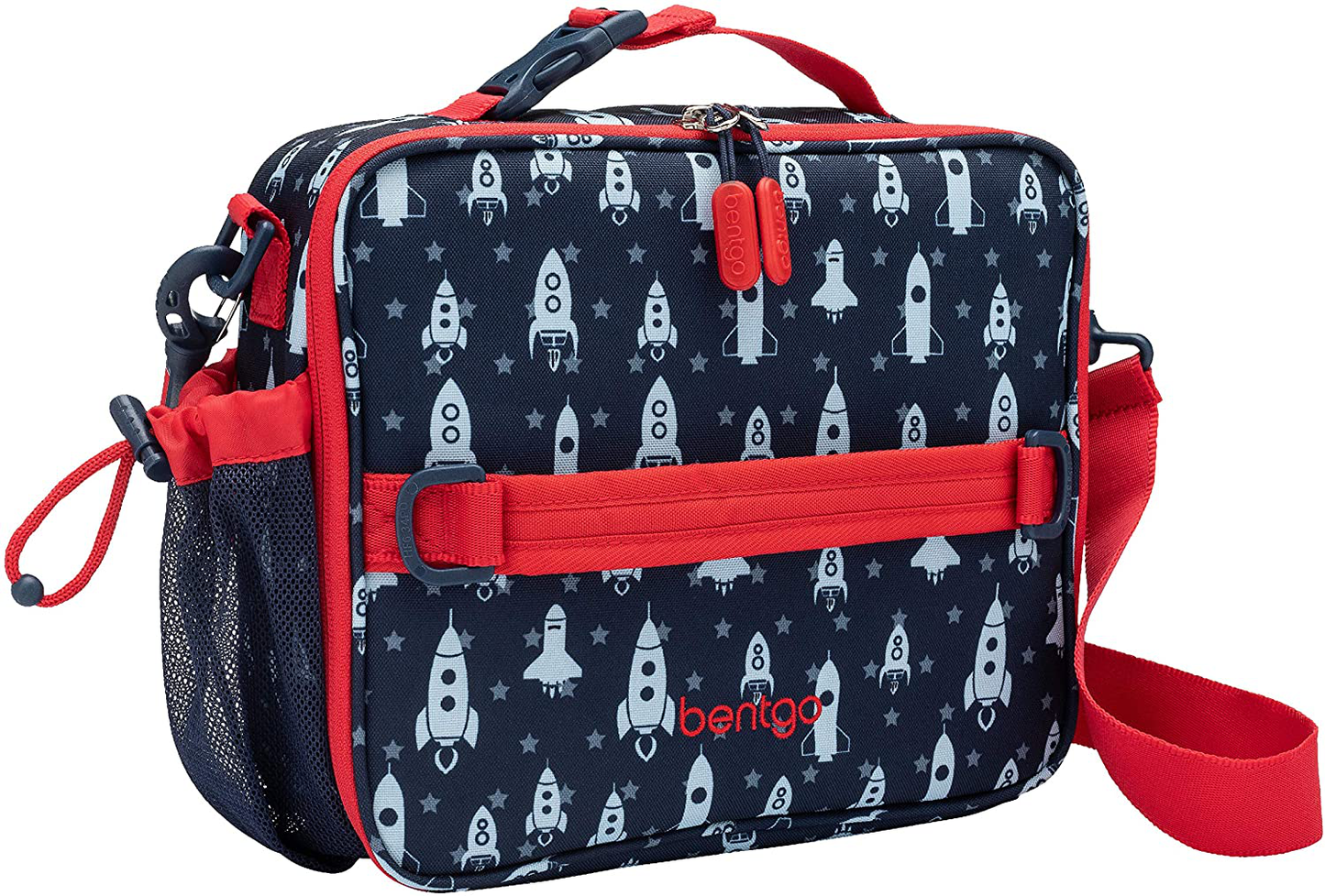 Rynx | Bentgo Kids Prints Lunch Box - Double Insulated, Durable, Waterproof Fabric With Internal And External Zippers And External Bottle Holder - Ideal For Kids Of All Ages (Tropical)