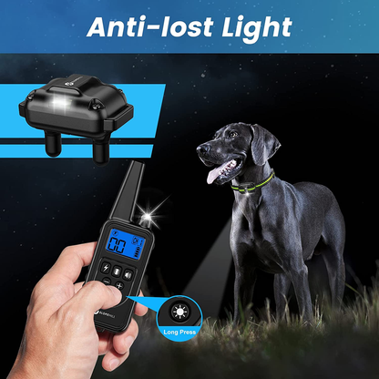 Rynx | Dog training collar with 7 training modes, 2600 feet remote control electronic dog shock collar