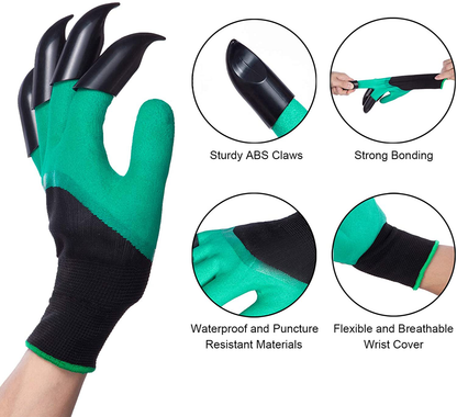 Rynx | Garden Gloves with Claws for Women and Men outdoor Digging Planting Weeding Seed