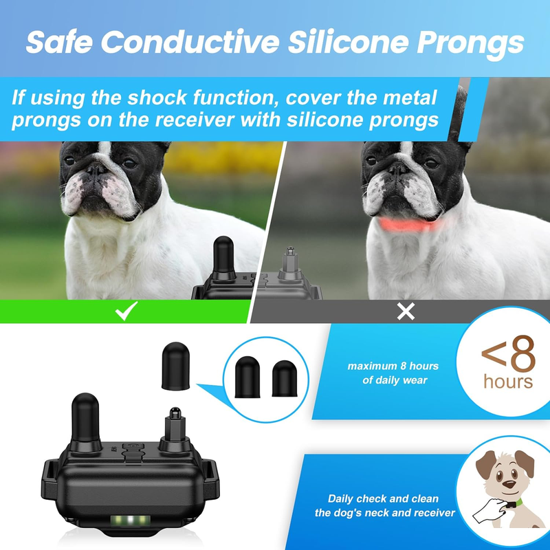 Rynx | Dog training collar with 7 training modes, 2600 feet remote control electronic dog shock collar