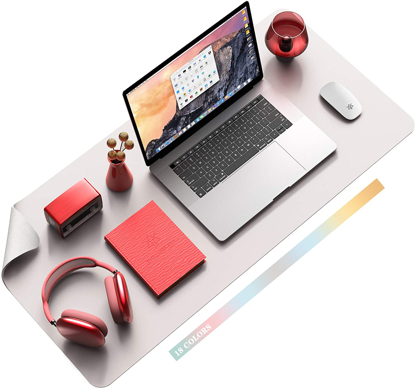 Rynx | Desk Pad Protector, Anti-Slip Thin Mouse Pad For Computers, Office Desk Accessories Laptop Waterproof Desk Protector For Office Decor And Home