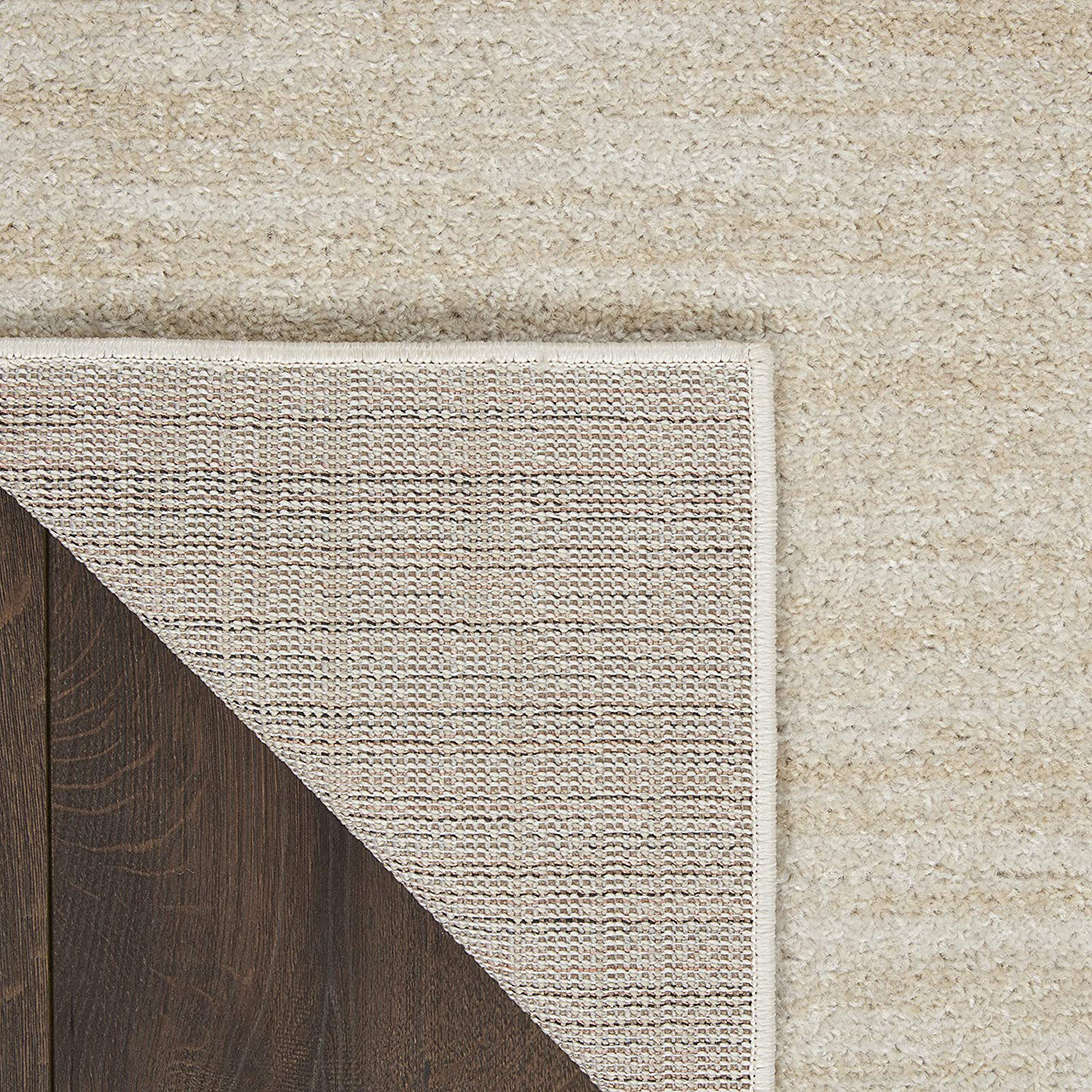 Rynx | Nourison Essentials Solid Contemporary Silver Grey 2'X6' Runner Carpet, 2' X 6'