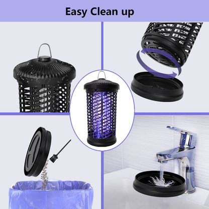 Rynx | Electric Insect Killer, Mosquito Killer Outdoor/Indoor, 4200V Waterproof Fly Insect Trap Repellent, Mosquito Killer for Home, Patio, Backyard