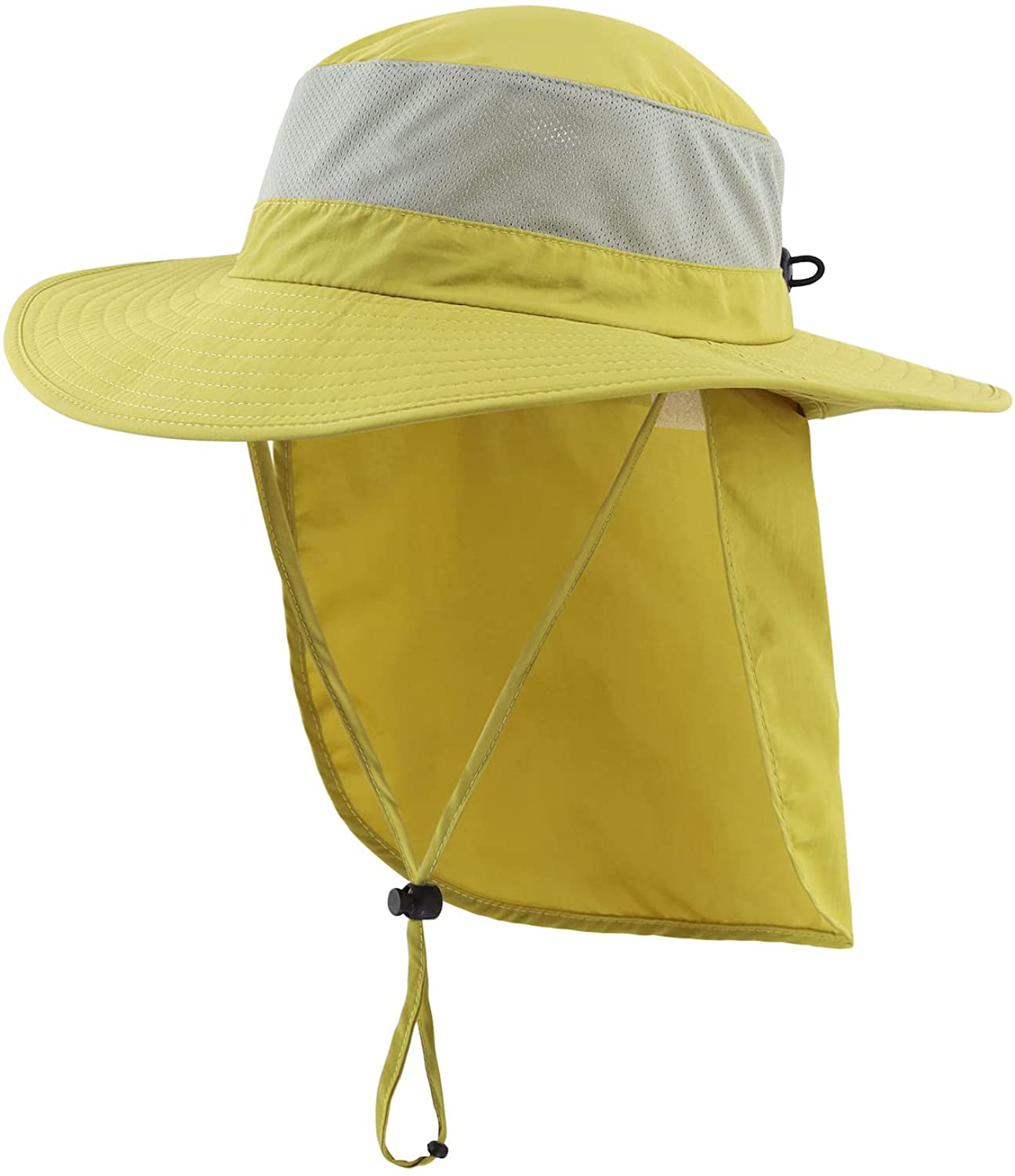 Rynx | Outdoor UPF50+ Mesh Sun Hat Wide Brim Fishing Hat with Neck Flap