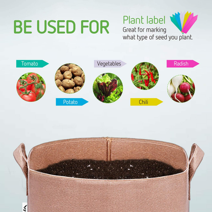 Rynx | Heavy Duty Thickened Non-woven Fabric Pots Grow Bags with Strap Handles