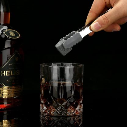 Rynx | Whiskey Stones Gift Set - Whiskey Glass Set of 2 - Granite Cooling Whiskey Stones - Scotch Bourbon Whiskey Glass Gift Box Set - Best Drinking Gifts for Men Dad Husband Birthday Party Holiday Gift