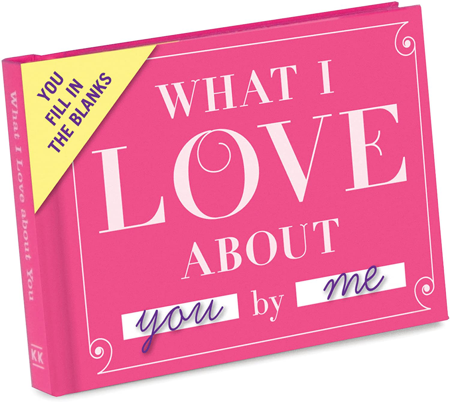 Rynx | Knock Knock What I Love about Grandma Fill in the love book Fill-in-the-blank gift journal, 4.5 x 3.25 inches & What I Love about You Fill in the love book gift journal, 4.5 x 3.25 inches