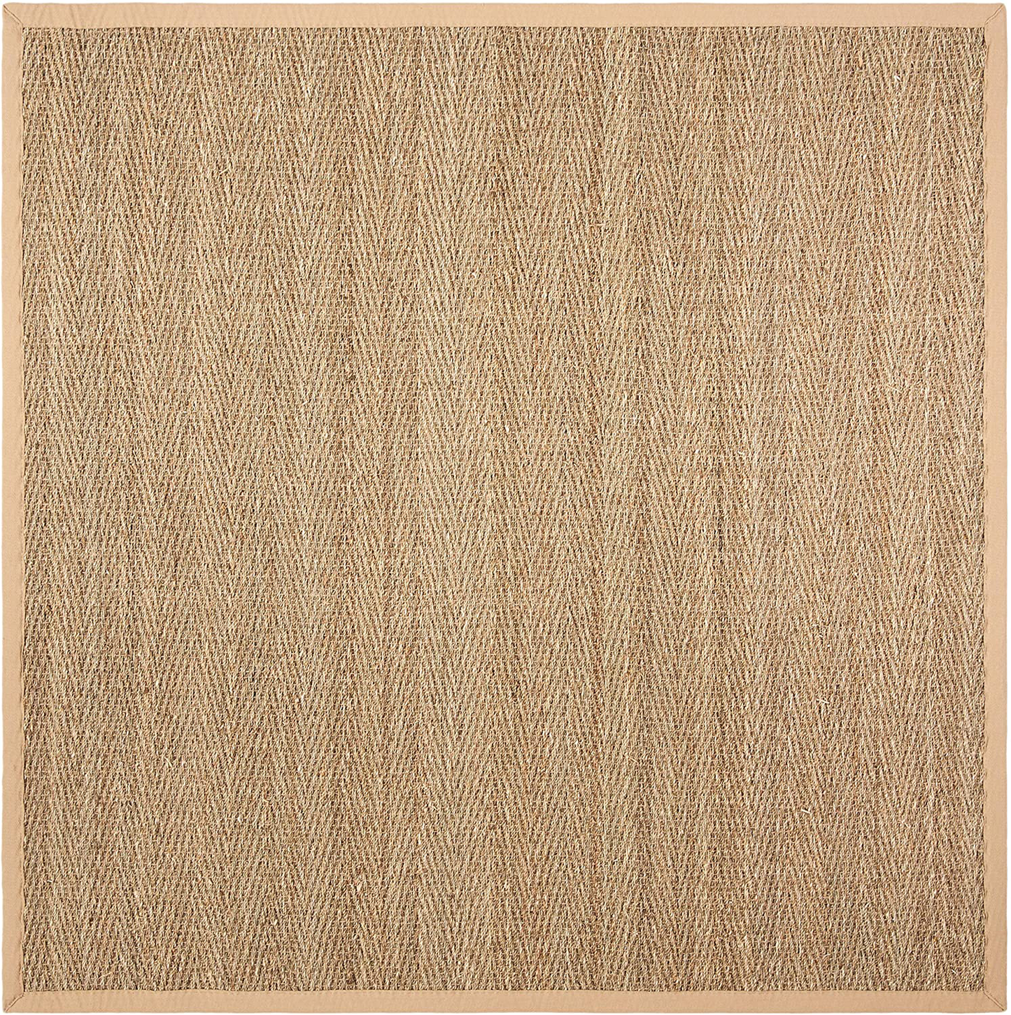 Rynx | Safavieh Natural Fiber Collection NF115C Border Herringbone Seagrass Accent Rug, 2'6" x 4', Black