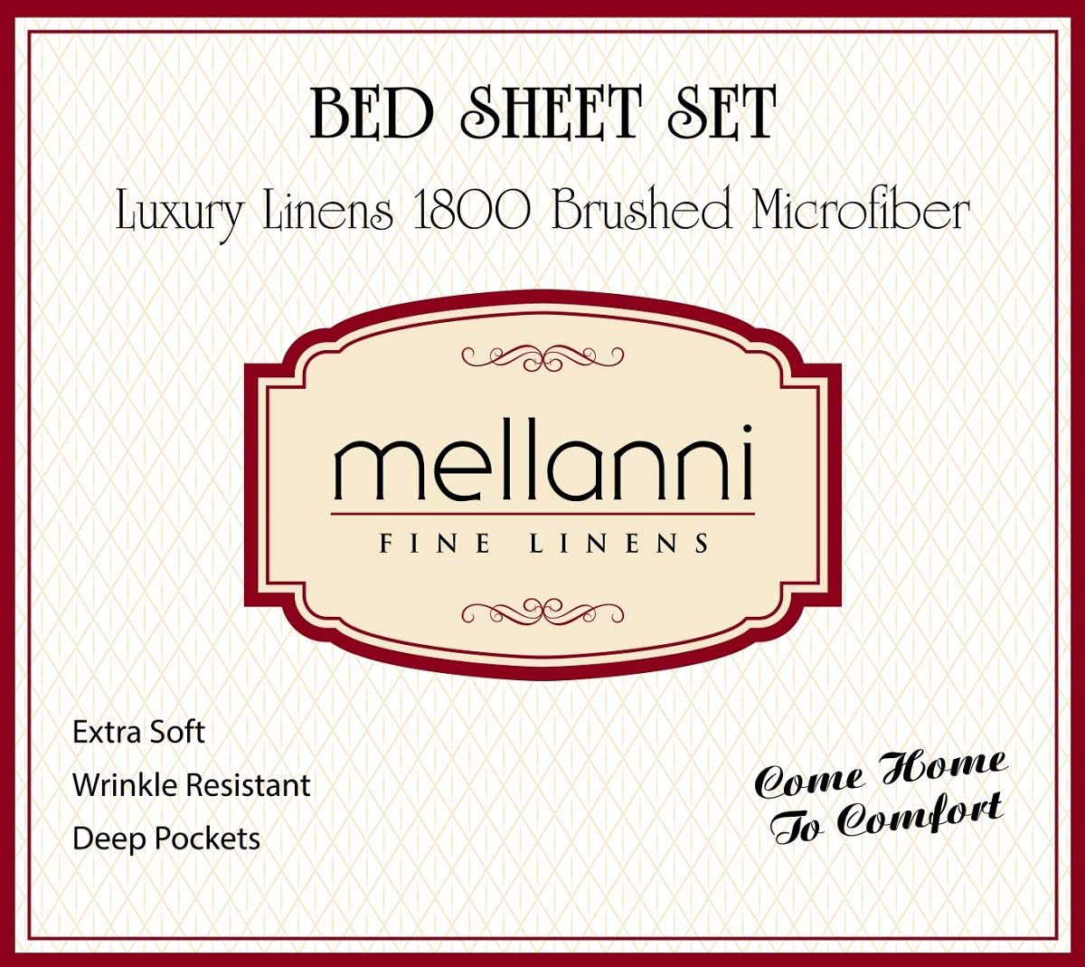 Rynx | Mellanni Bedding Set - Brushed Microfiber 1800 Bedding - Wrinkle-Free, Fade Resistant, Stain Resistant