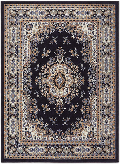 Rynx | Home Dynamix Premium Sakarya Traditional Medallion Border Area Rug, Gray, 1'9"X7'2" Runner